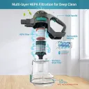 Cordless design lets you clean freely without being tied to an outlet