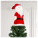 Valerie Parr Hill 16" Santa & Mrs. Claus Tree Topper Set