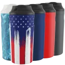 American + Blue + Red + Charcoal + Aqua Blue