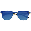 Gold/Purple-Blue