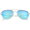 Silver/Blue