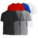 Black-Red-Charcoal-White-Heather Grey-Royal