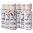 Martha Stewart paints in Confetti Glitter