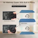 Built-in pump fully inflates in 2–3 minutes