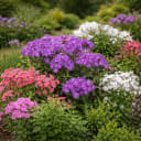 Multicolor Double Phlox Flower
