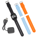 Band Combo: Black/Blue/Orange