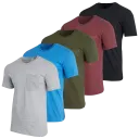 Set 4: Grey, Blue, Olive, Burgundy, Olive, Black
