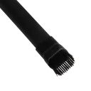 Crevice tool and brush give you cleaning options