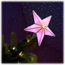 Silver Trim / Green Stars