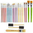 25-Piece Paint Brush Set