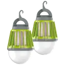 Two zappers included so you can cover multiple areas indoors or outside