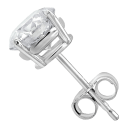 Beautifully nestled in 4-prong settings, these solitaire studs exude timeless charm & understated luxury