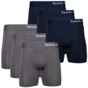 Cool Cotton 6" - Iron Grey / Navy