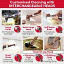 Includes 4 brush heads and 8 scrubbing pads