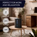 Works for large spaces with up to 376 sq. ft. of coverage