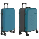 Polycarbonate shell and inner fabric walls