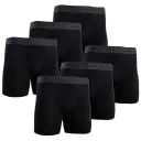 6" Cotton Basics Boxer Briefs (Black)