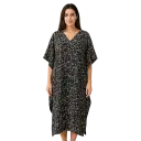 Microfiber Black Print