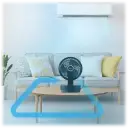 Powerful motor circulates air to cool rooms up to 1000 square feet