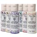 Martha Stewart paints in Vintage Leaf Glitter