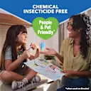 Targets flying insects without chemical sprays or strong odors.