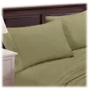 Includes a deep-pocket fitted sheet, top sheet and two pillowcases