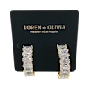 Baguette Hoop Earrings