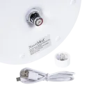 Uses 4 AA batteries (not included)