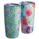 2-Pack: 20oz Tumblers (Watercolor & Blue Floral)