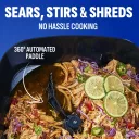 9 presets do the stirring and shredding for you