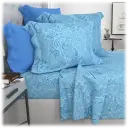 Aqua Royal Paisley