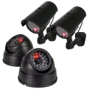 4-Pack: Indoor/Outdoor Bullet/Dome Camera