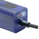 Includes an emergency light and a power output for charging