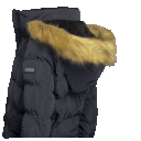 Zip-off Hood with Faux Fur Trim