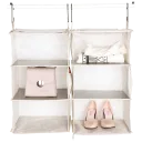2 Attachable Organizers - Grey Paisley