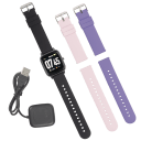 Band Combo: Black/Lavender/Rose Gold