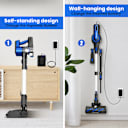Dual Charging Options for Added Convenience.