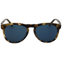 Blonde Tortoise Frame/Blue Lens