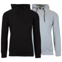 Black & Heather Grey