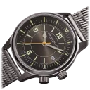 Gunmetal Case w/ Green Dial on Gunmetal Bracelet