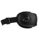 Infrared heating and air pressure soothes temples, forehead and eyes