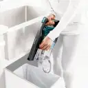 Equipped with an XL Dust Cup & CleanTouch Dirt Ejector ensuring easy disposal of debris without the mess