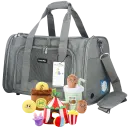 Olympia Pet Carrier + 3-Pack Toys