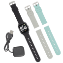 Band Combo: Black/Gray/Teal