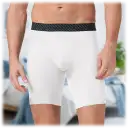Stay put waistbands and horizontal fly for comfort