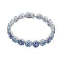 Silver & Blue