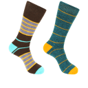 Teal/Brown