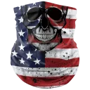 USA Flag Skull