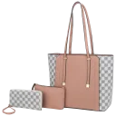 Mauve/White