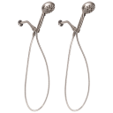 Handheld design provides flexibility & convenience, allowing you to direct water flow precisely where you need it (Satin Nickel 6-Function Handheld Shower Head)